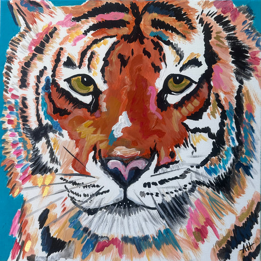 Multicolor Tiger 12x12